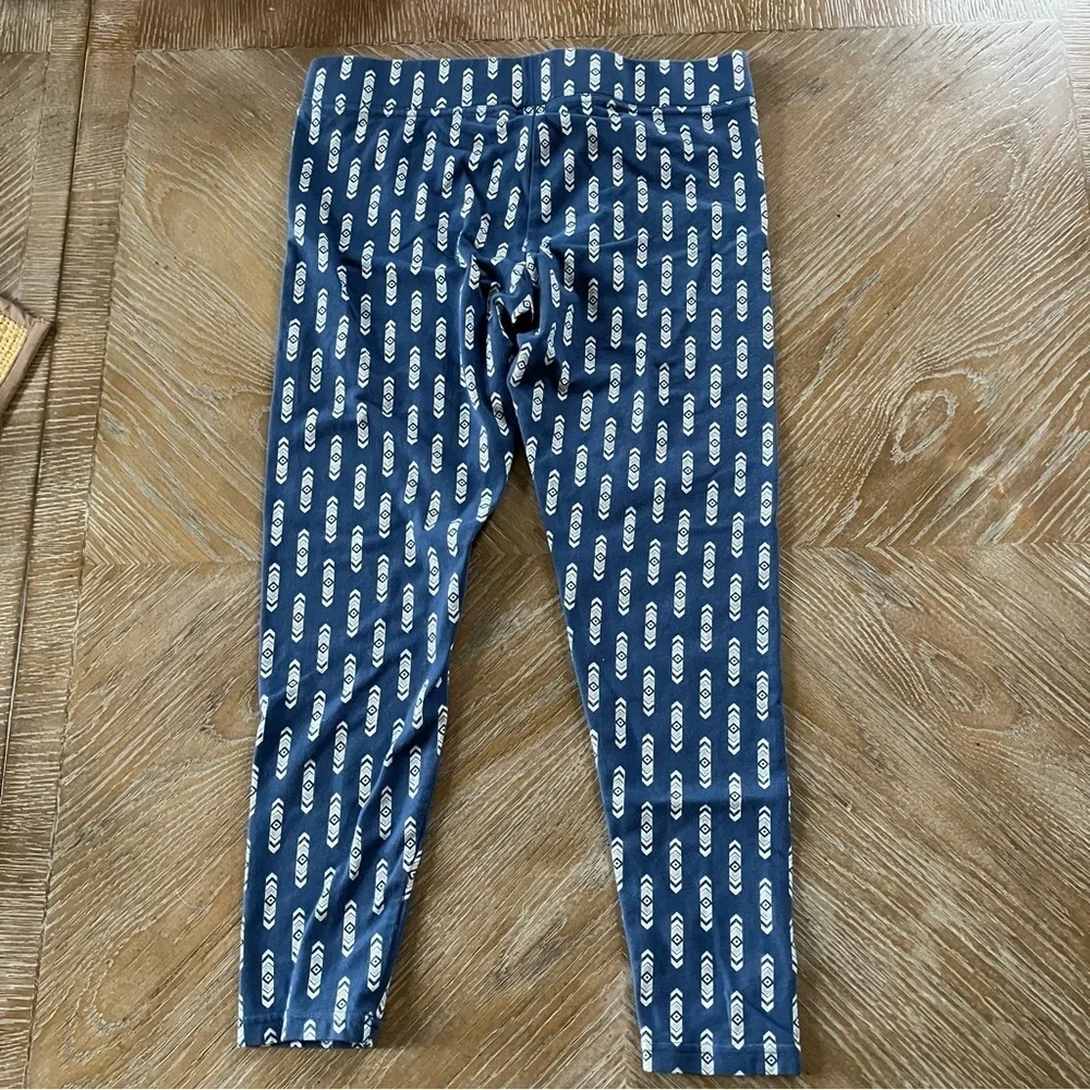 Matilda Jane Brilliant Daydream Follow the Path Blue Arrow Print Capri Legging S